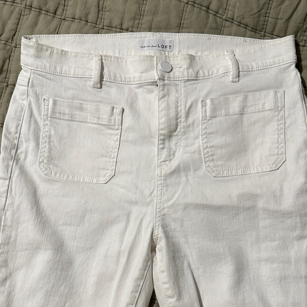 LOFT Patch Pocket Jeans